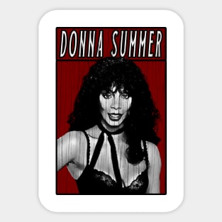 Vintage Retro Donna Summer Sticker